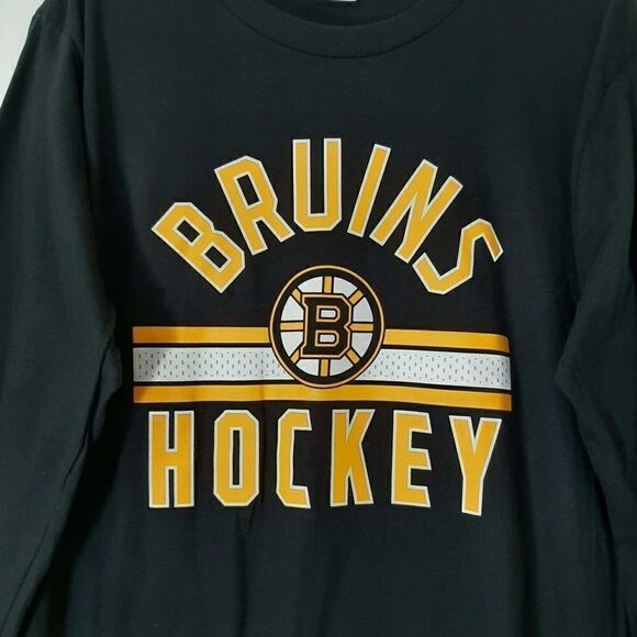 NHL Men's Boston Bruins hockey long sleeves tee. S, M, L - Picture 5 of 8